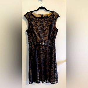 Black lace dress